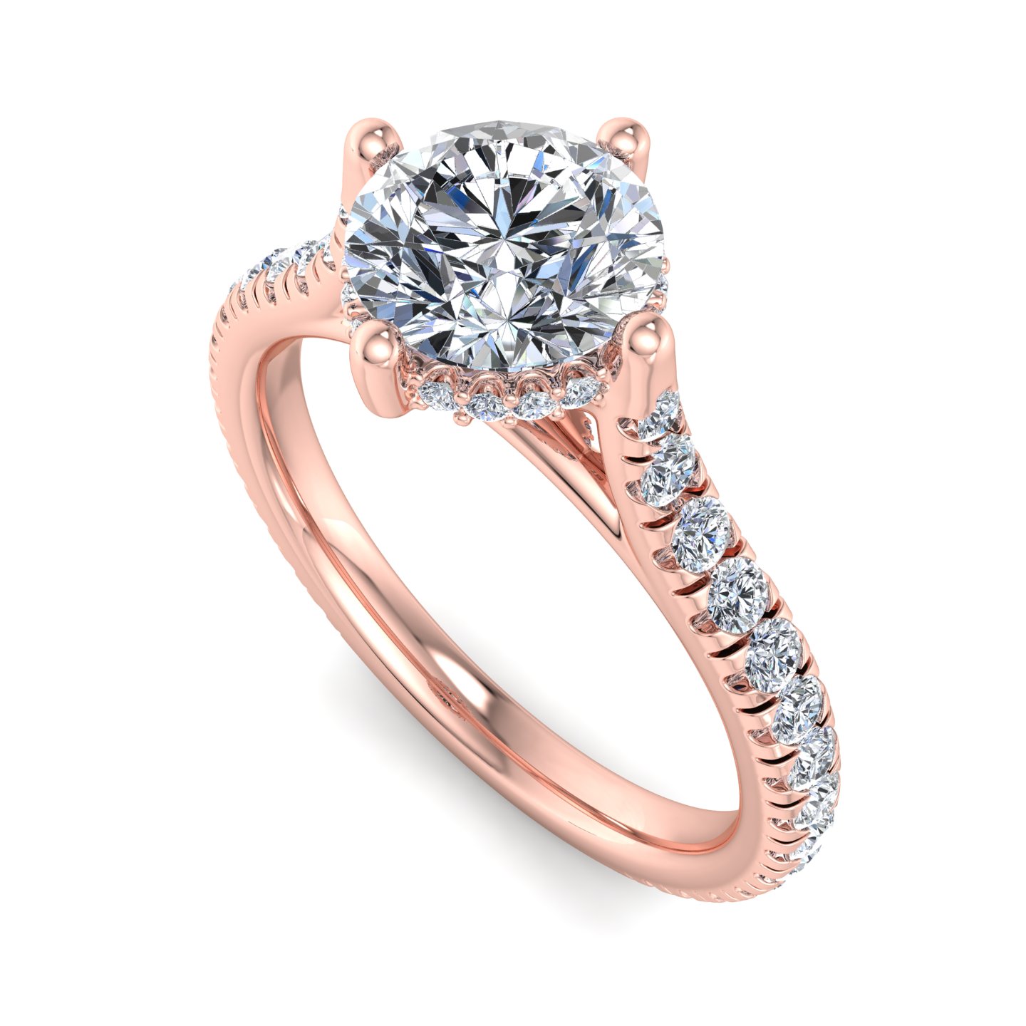 Madelyn Hidden Halo Engagement Ring